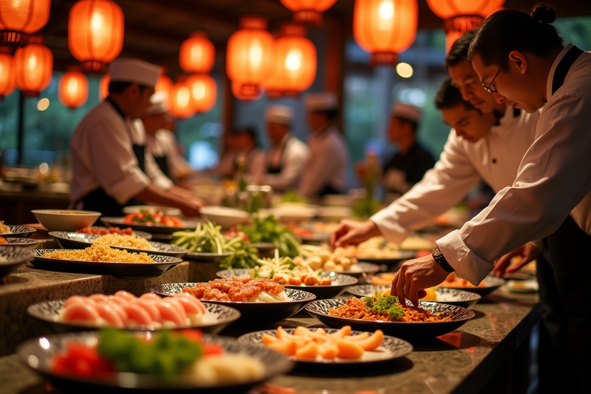 buffet asiatique