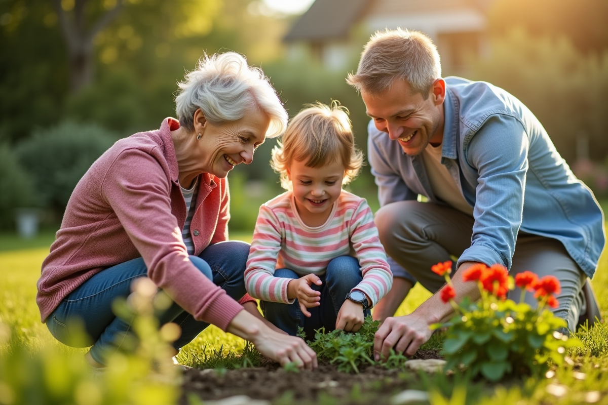 famille intergénérationnelle