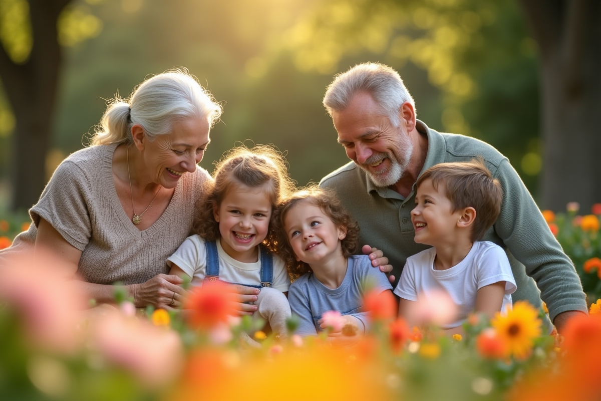 famille multigénérationnelle