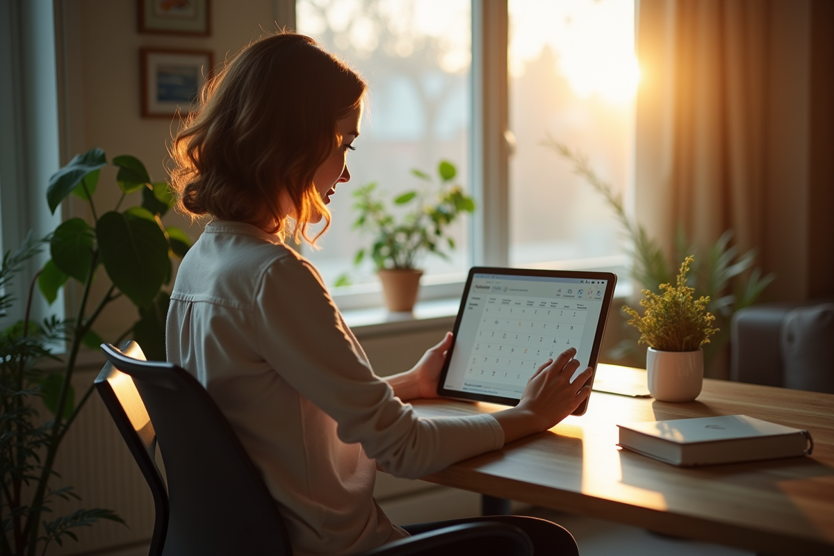 agenda travail